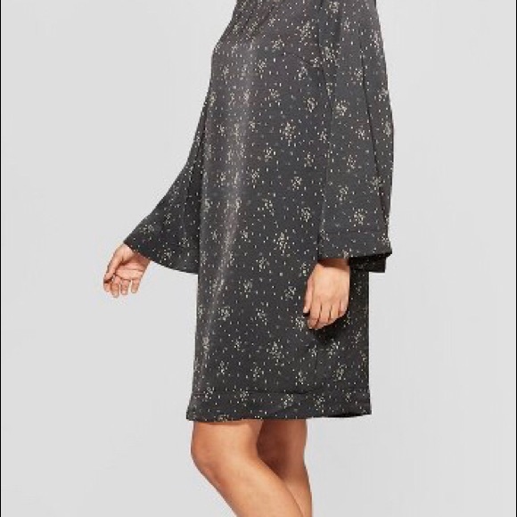 👗Prologué Long sleeve square neck shift dress - Picture 2 of 3